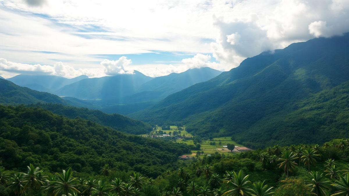 A relação entre topografia e vegetação