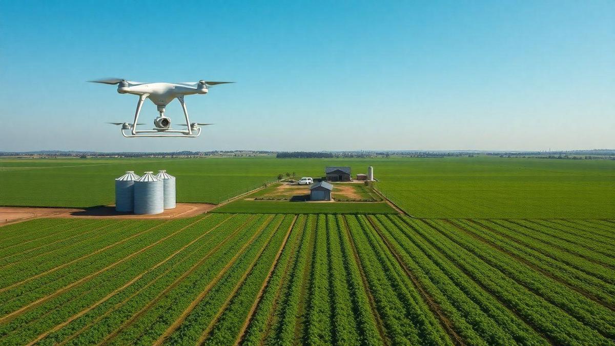 O uso de drones agrícolas no piloto automático