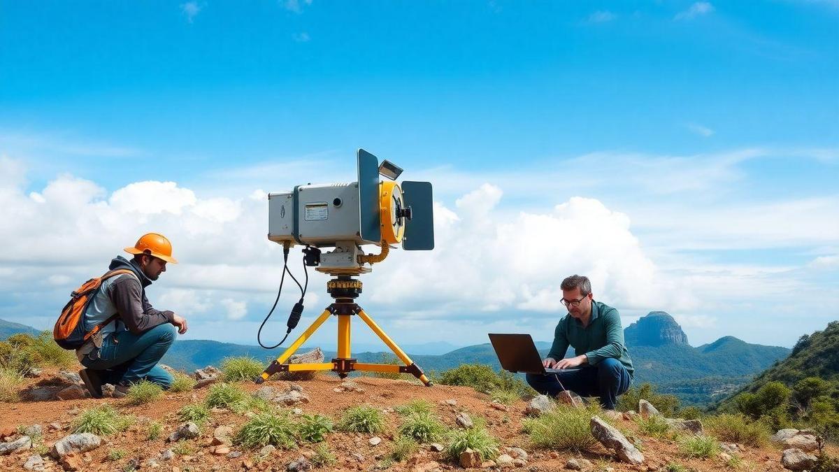 Georadar na exploração geológica