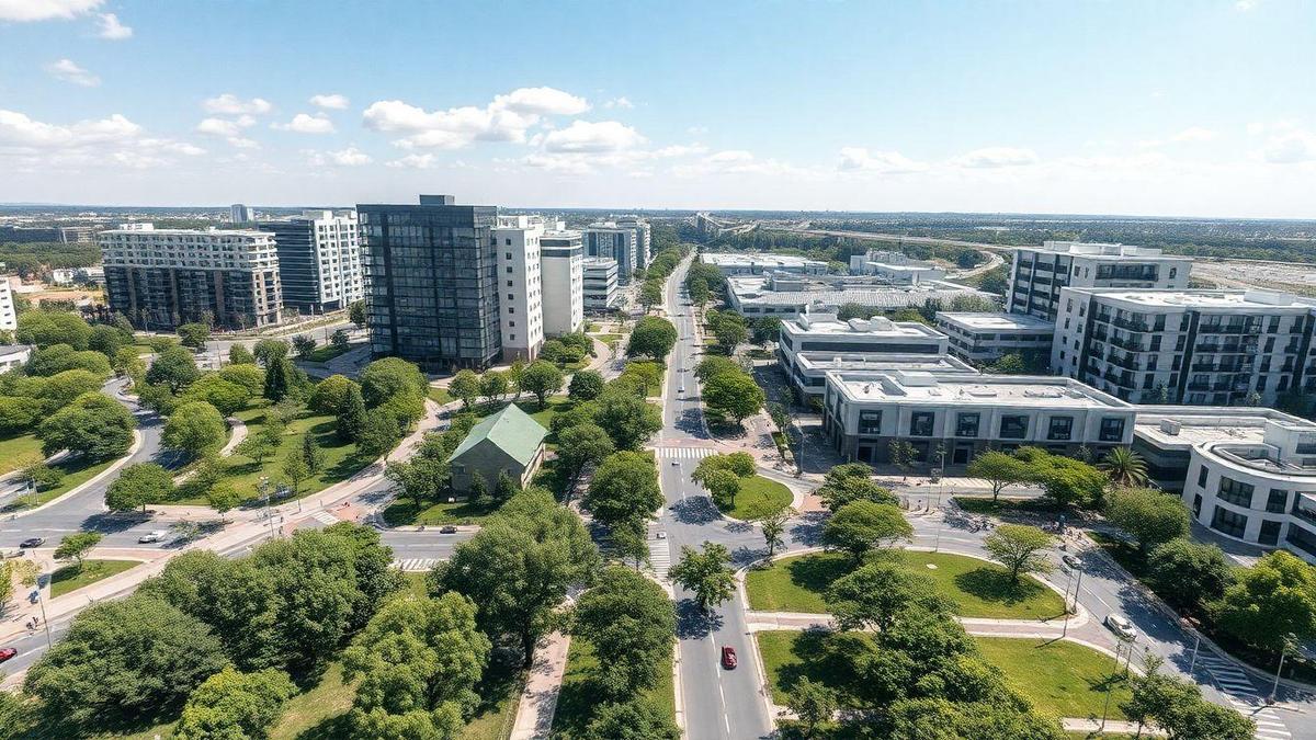 Design urbano e croquis de localização