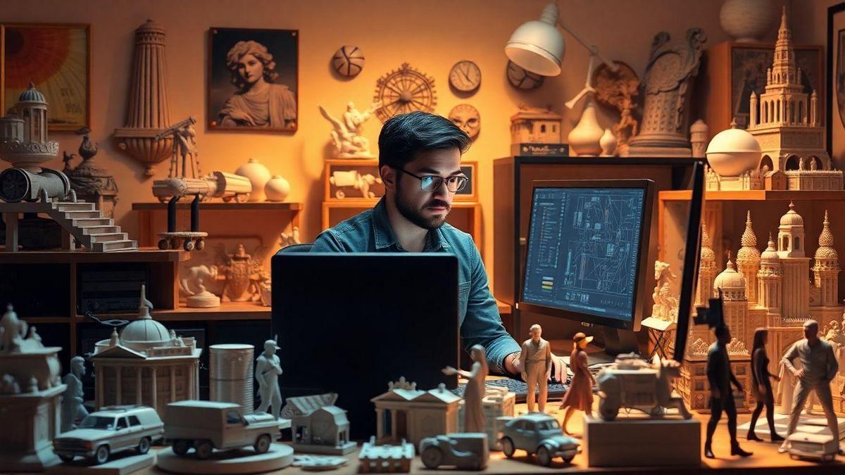 Modelagem 3D: Transformando Ideias em Realidade