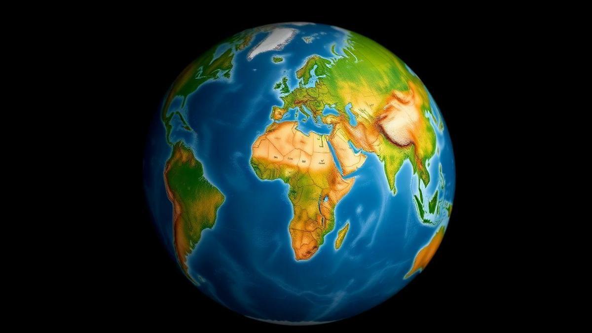 A Projeção Cartográfica e os Paralelos e Meridianos