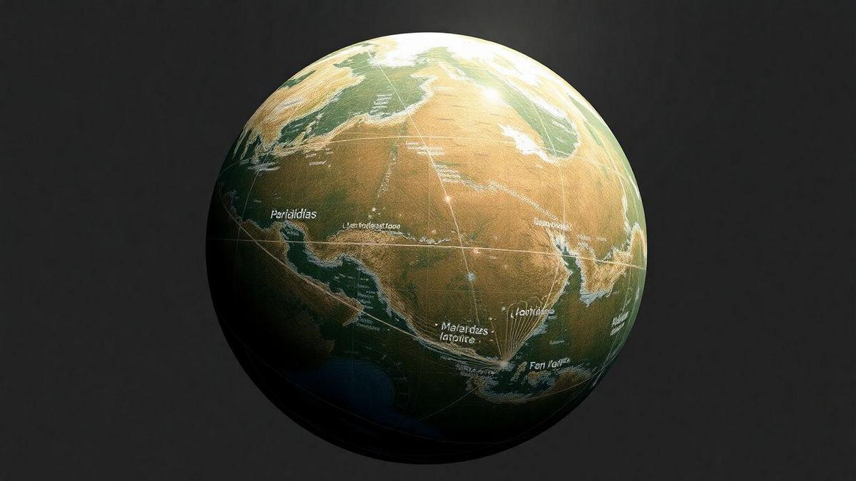 A Utilização de Paralelos e Meridianos em Mapas