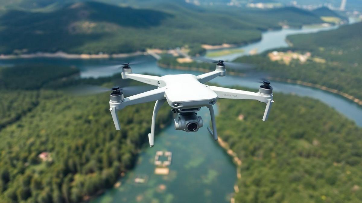 Análise espacial e mapeamento com drone