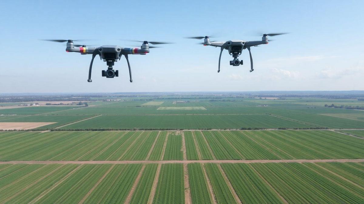 Comparação entre Drone RTK e Drones Comuns