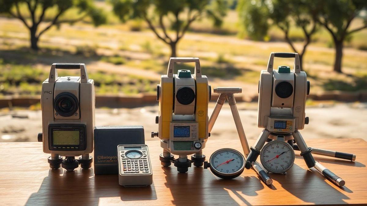 Comparação entre Equipamentos de Topografia