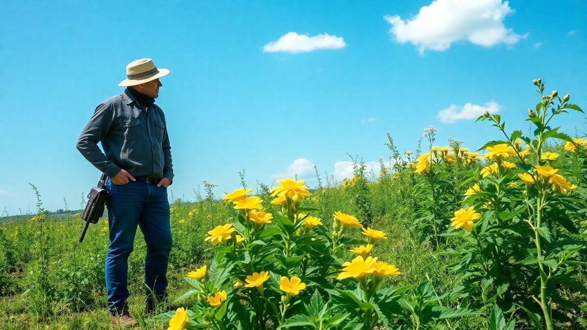 Fitoremediação com crotalária