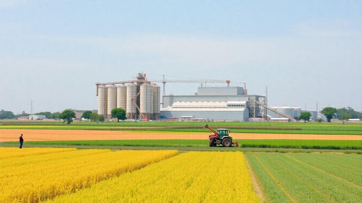 O papel da agroindústria na agricultura comercial
