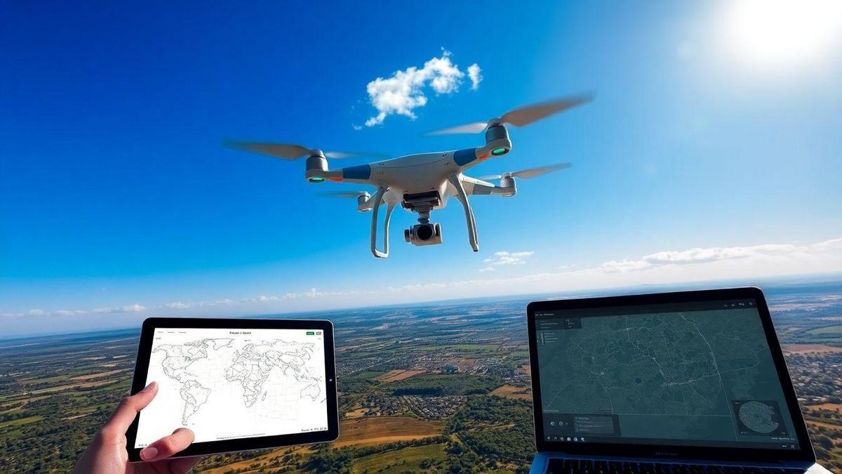 Planejamento de voos para mapeamento com drone