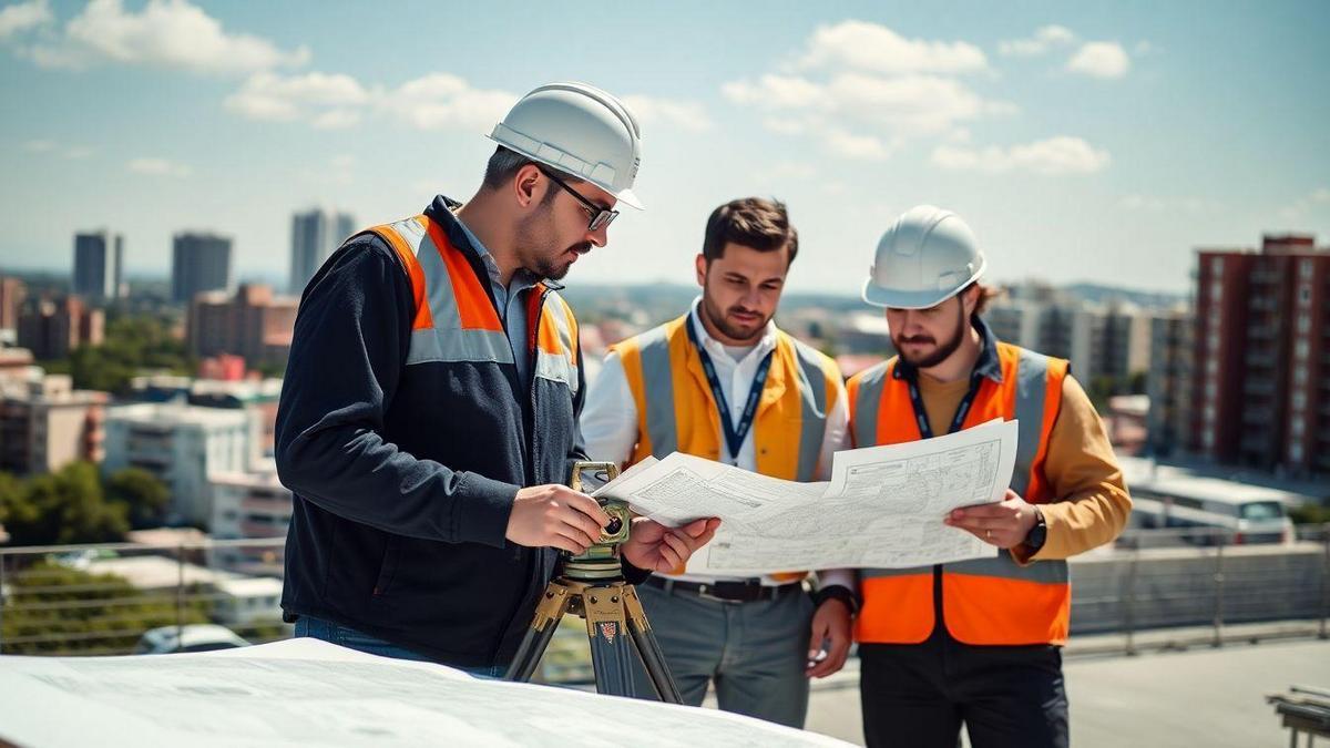 Remuneração e benefícios adicionais para topógrafos