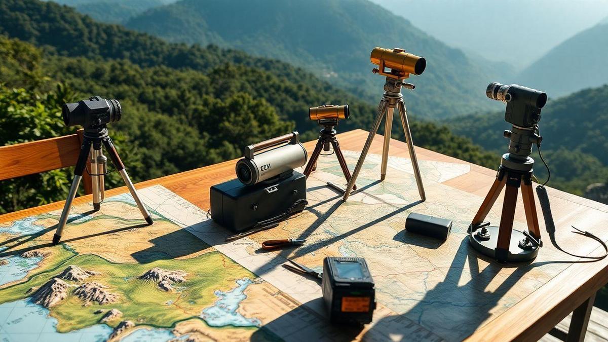 Tipos de Aparelho de Topografia e Suas Funções