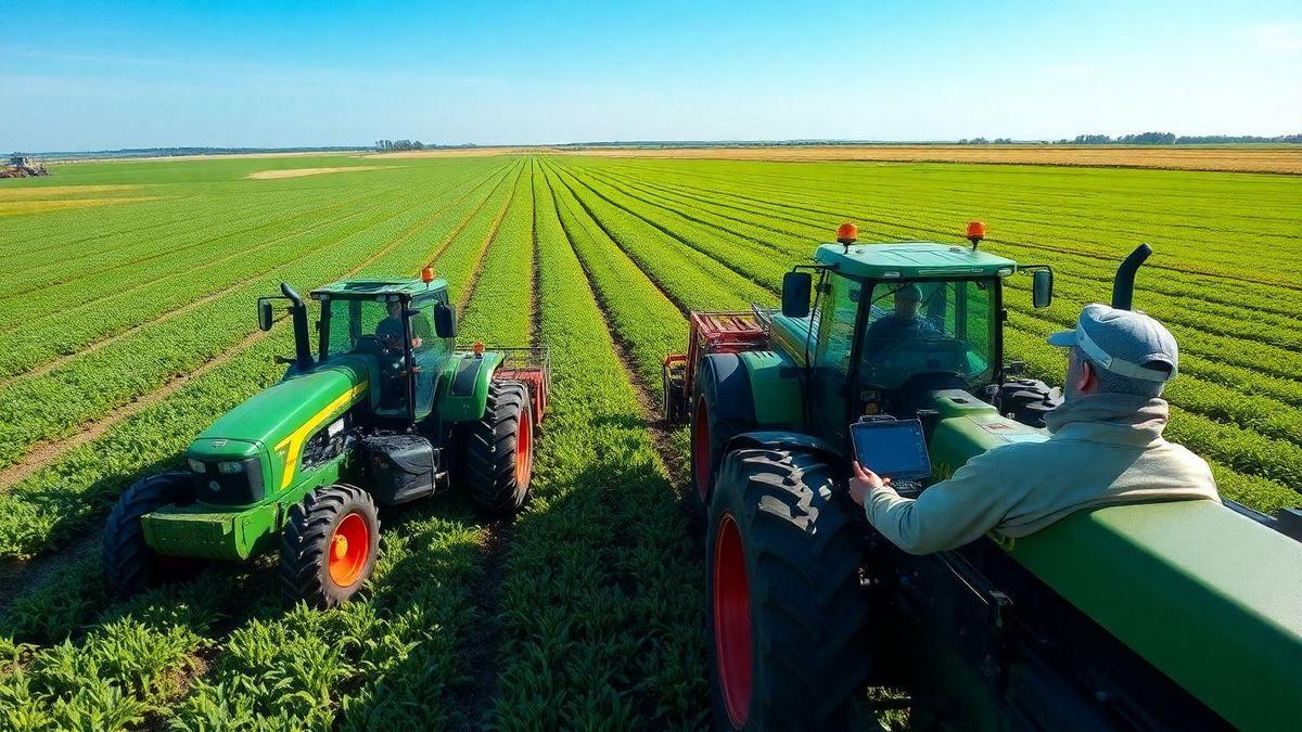 A integração do GPS agrícola com maquinaria agrícola