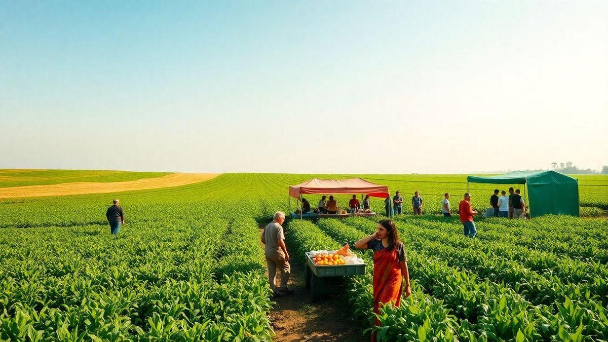 Como funciona a oferta e demanda no mercado agrícola?