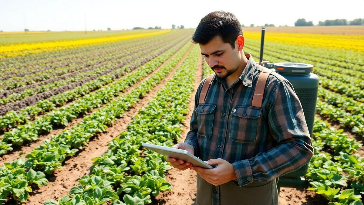 Monitoração de cultivos com GPS agrícola