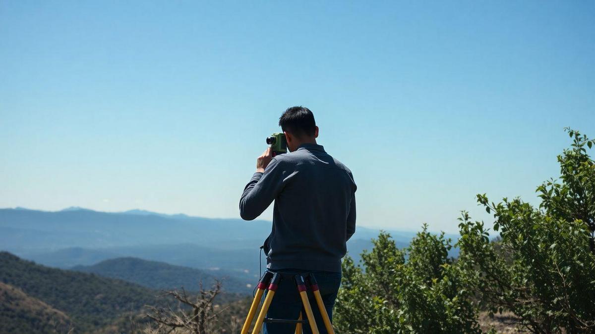 Técnicas de mensuração em topografia