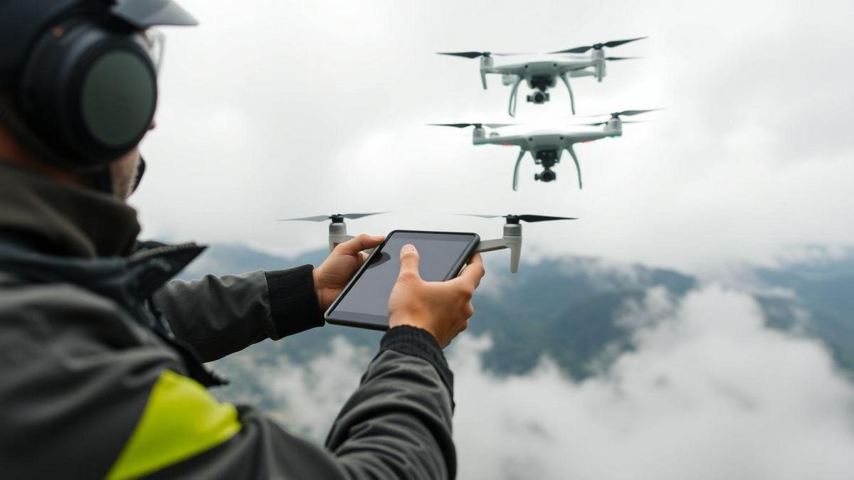 Desafios enfrentados por pilotos de drone de topografia
