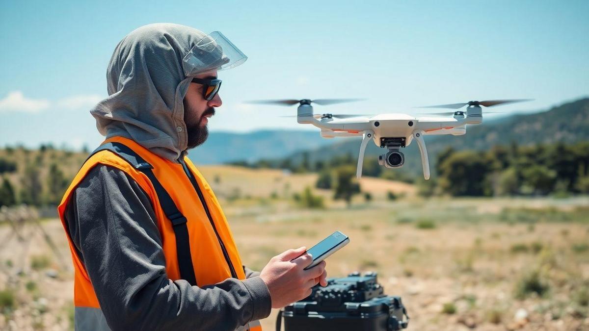 Equipamentos essenciais para pilotos de drone de topografia