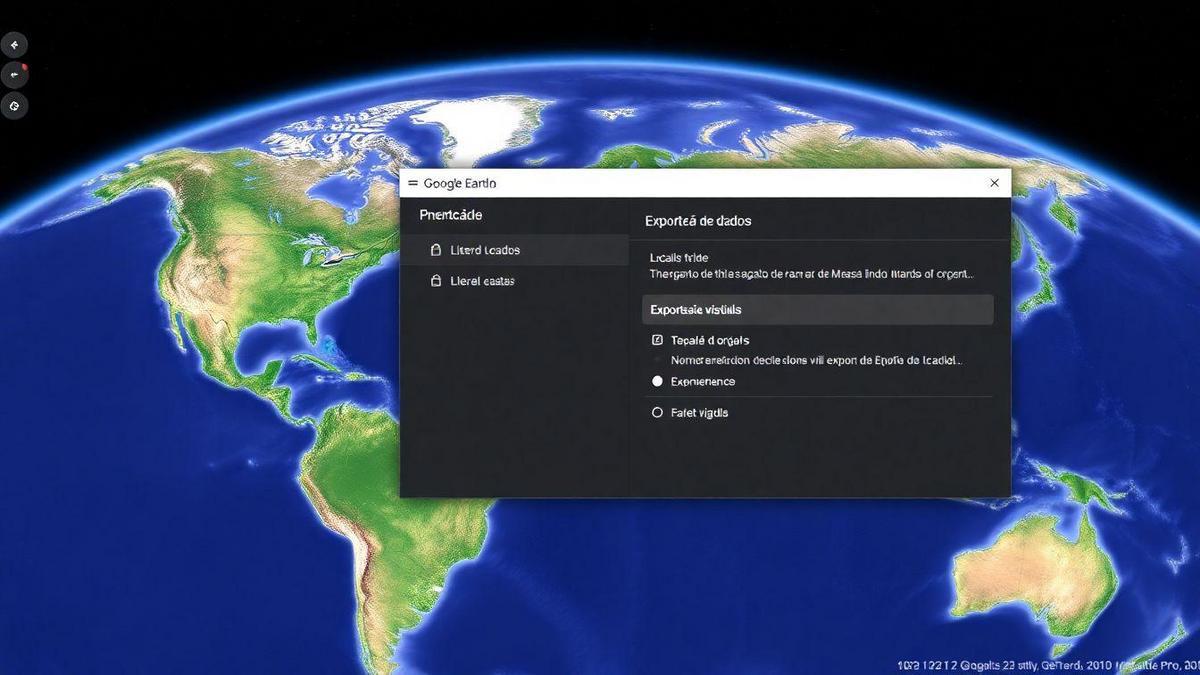 Exportação de Dados no Google Earth Pro