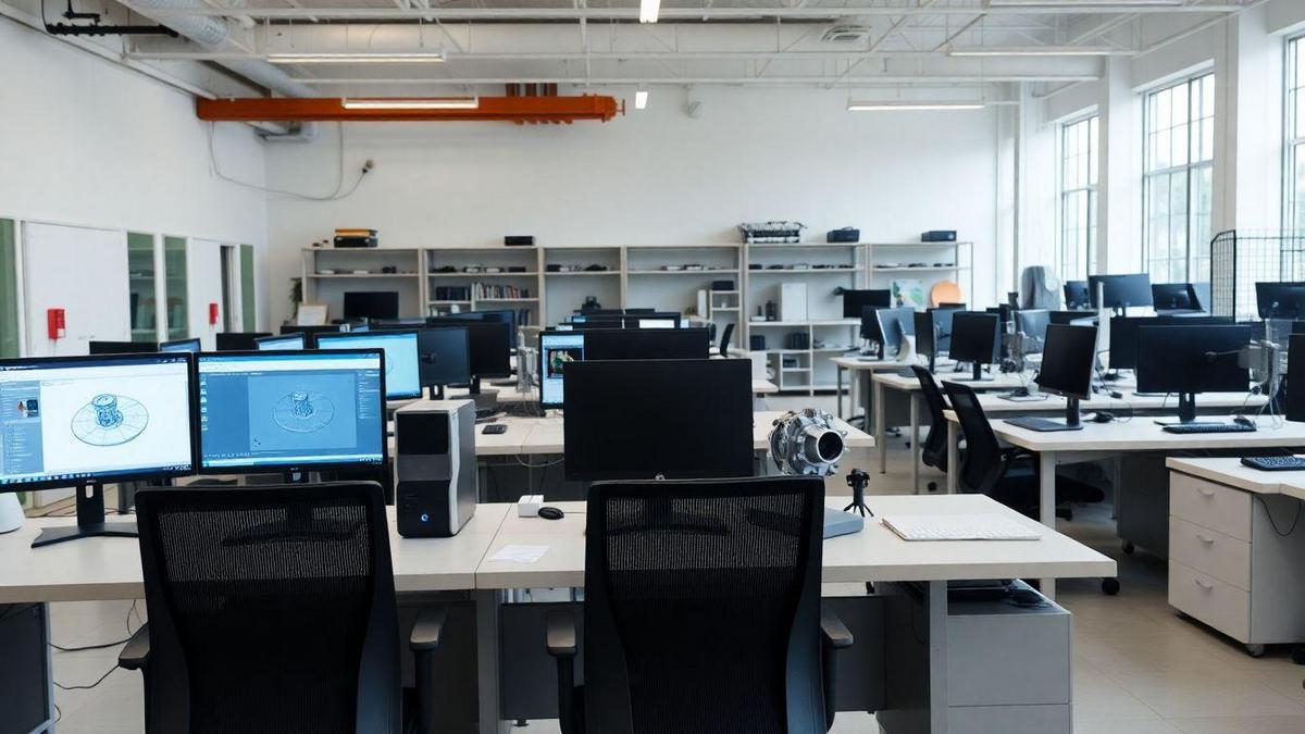 Modelagem CAD e escaneamento na área industrial