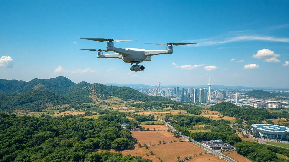 O futuro do serviço de topografia com drone