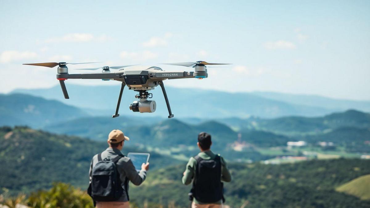 O Que São Drones Profissionais de Topografia?