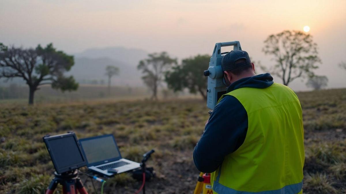 Tecnologias envolvidas no serviço de topografia