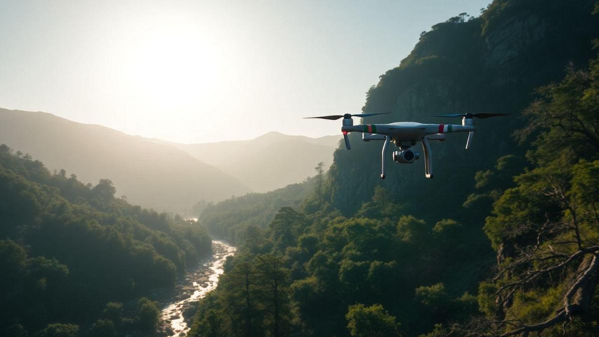 Vantagens de ser um piloto de drone de topografia