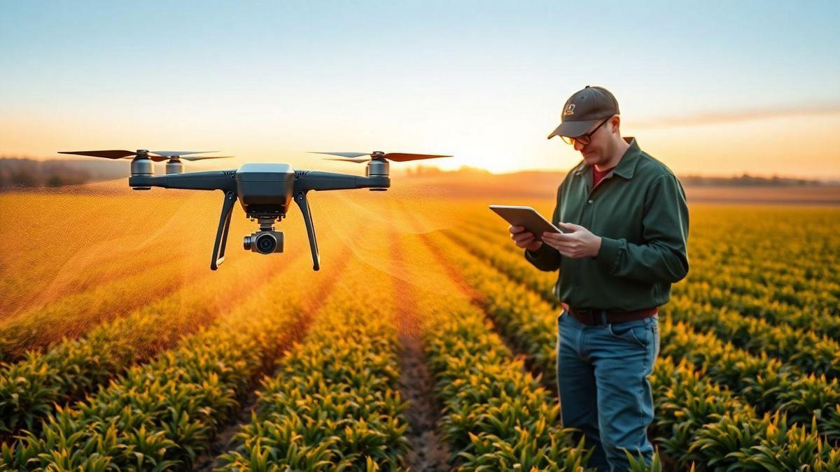Como a Pulverização com Drone melhora a precisão agrícola e o mapeamento de culturas