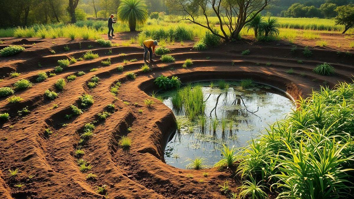 Conservação da água com práticas regenerativas