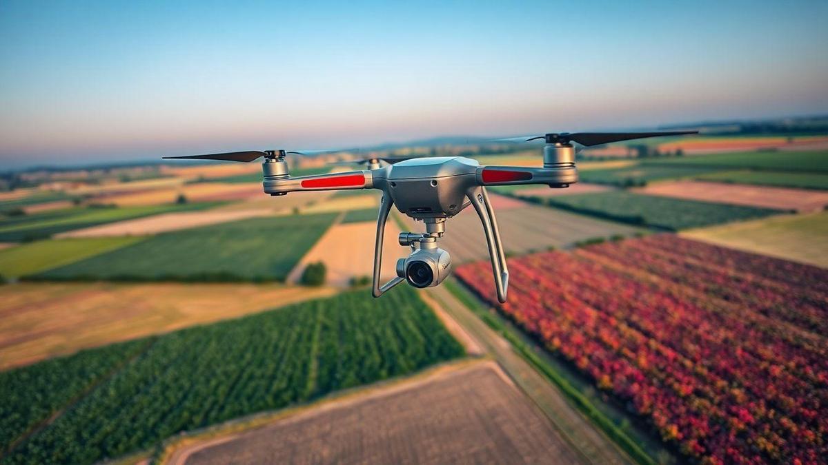 Drones agrícolas e teledetecção para mapear áreas e identificar estresse