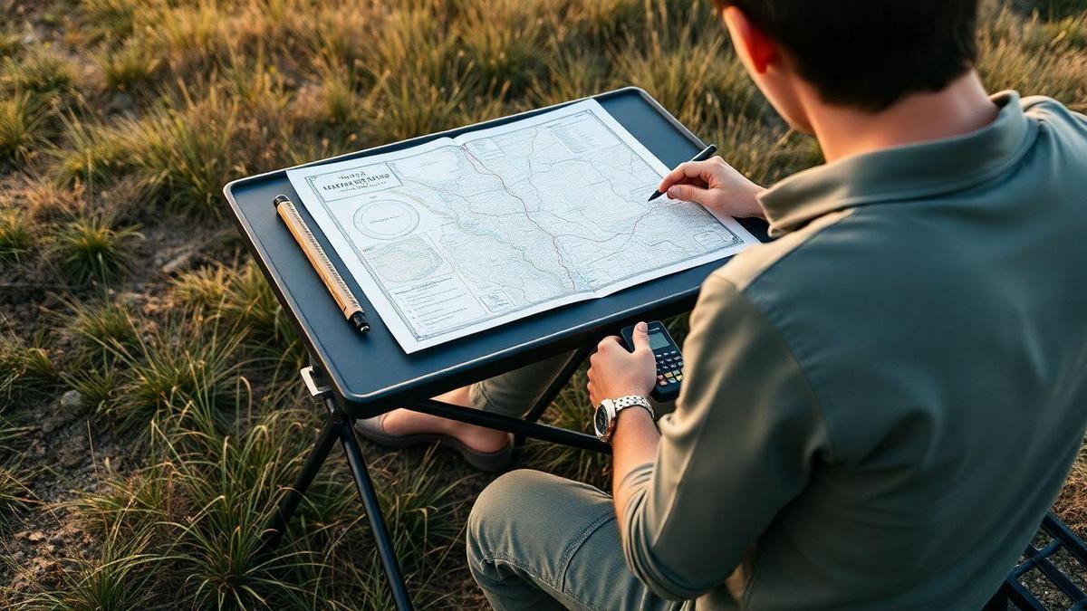 Leitura de mapas topográficos e técnicas de levantamentos topográficos para provas