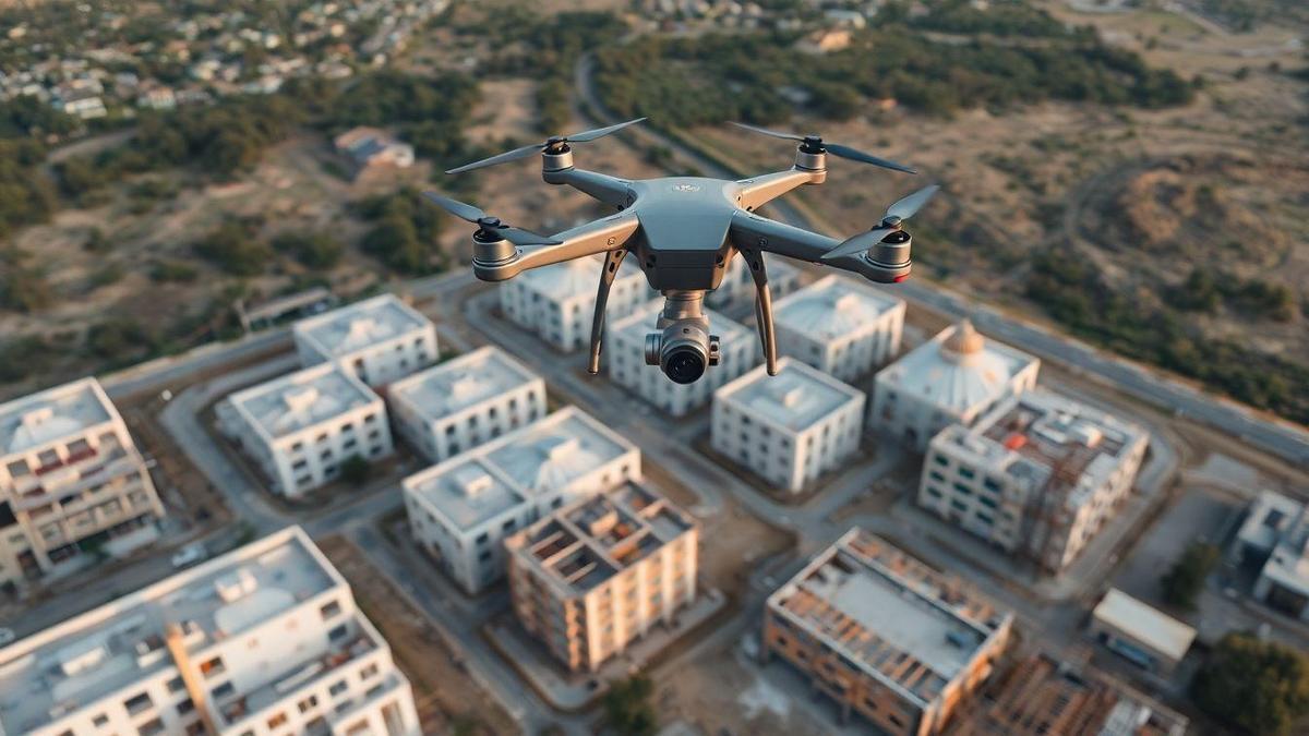 Monitoramento com drones e sensores na Construção Civil