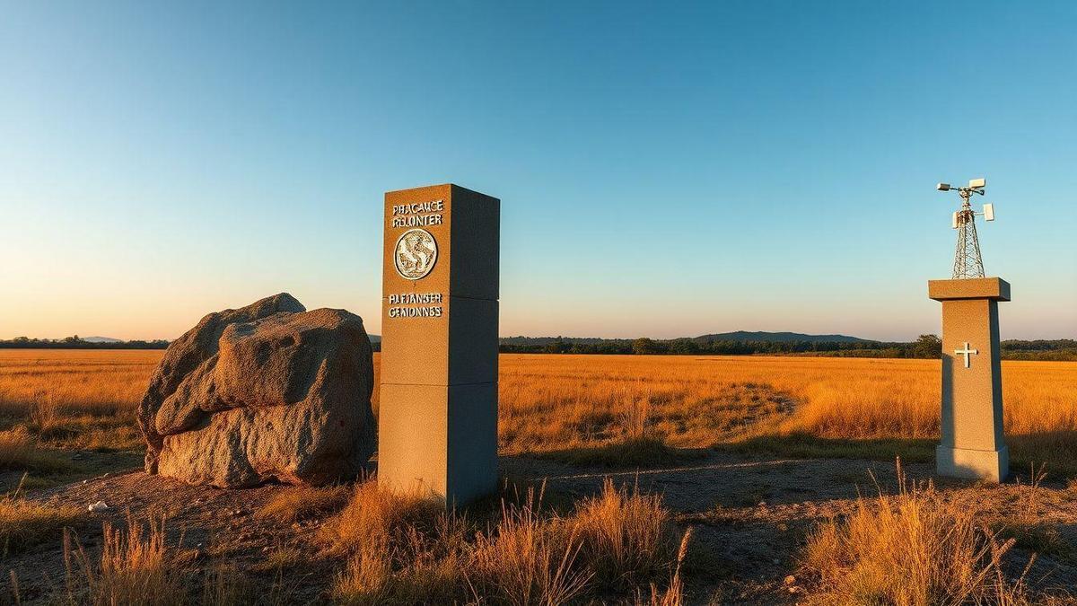 Tipos de marcos e pontos geodésicos na Rede Geodésica Brasileira