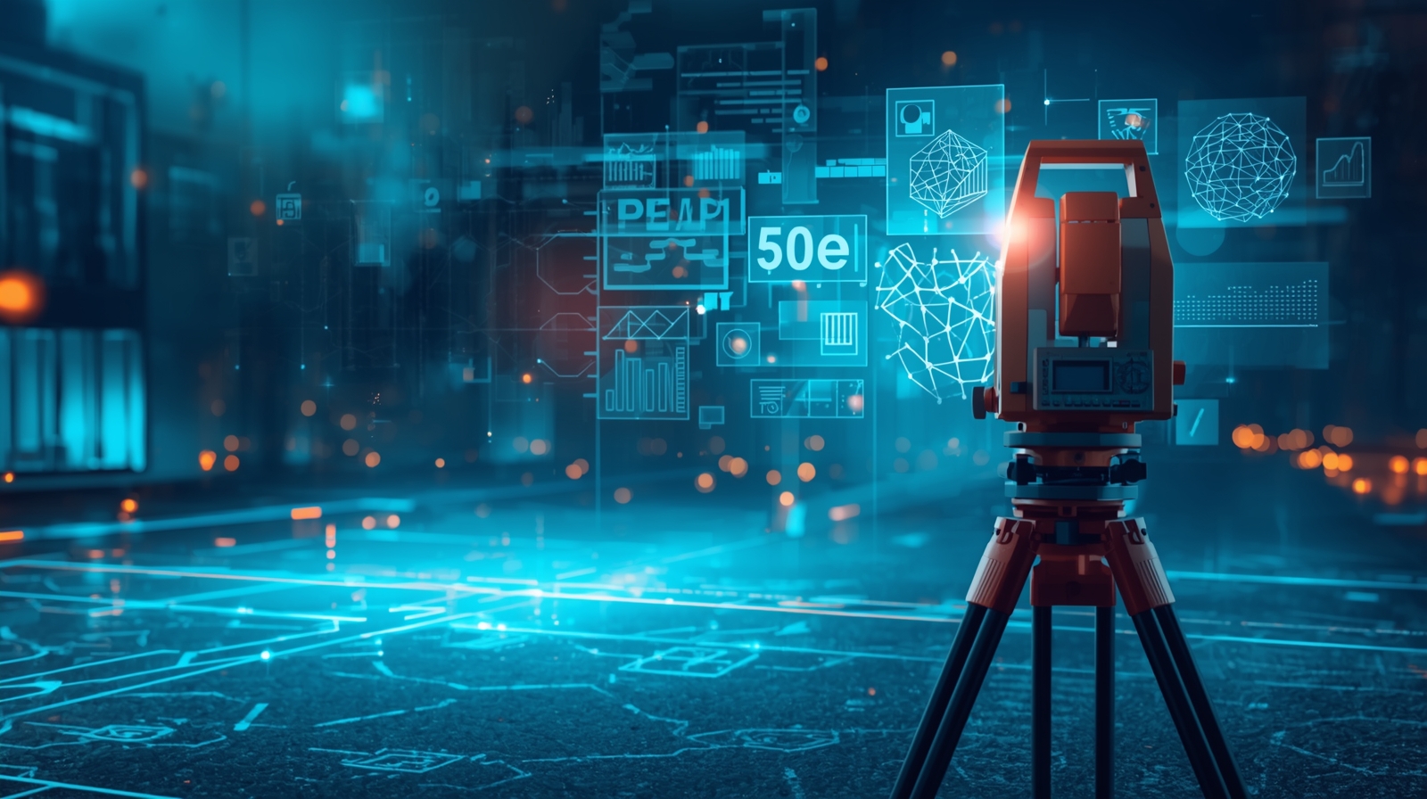 serviços topográficos com IA