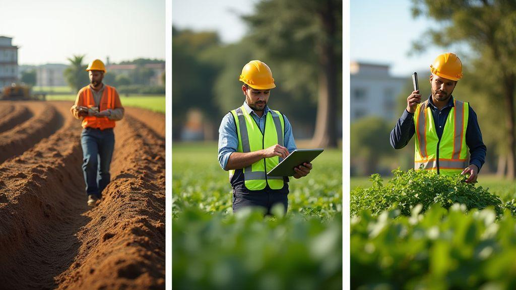 Aplicações práticas: obras, cadastro rural e gestão urbana
