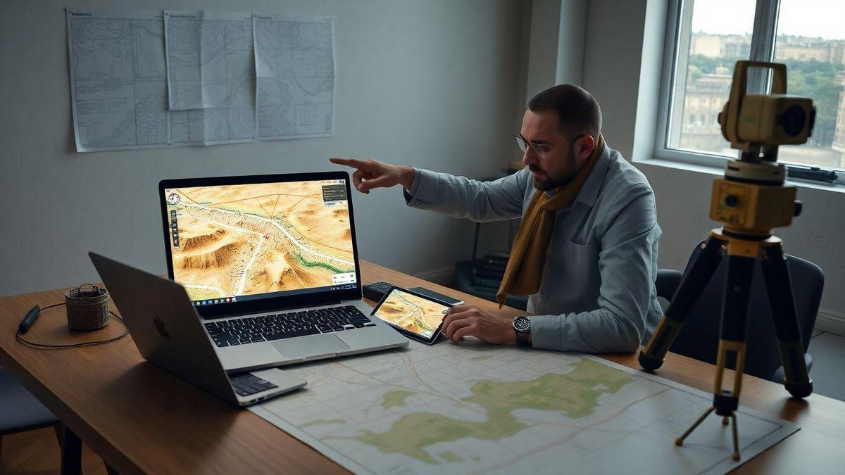 Cheque ofertas de serviços: modelos digitais de terreno e SIG