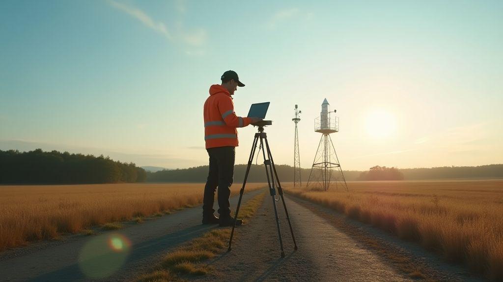 Como a Estação base e o Rover GNSS trabalham juntos na Tecnologia GPS/GNSS RTK