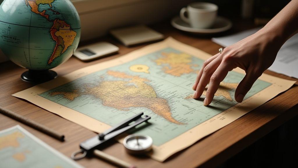 Como o seu objetivo de mapa determina o sistema de projeção cartográfica