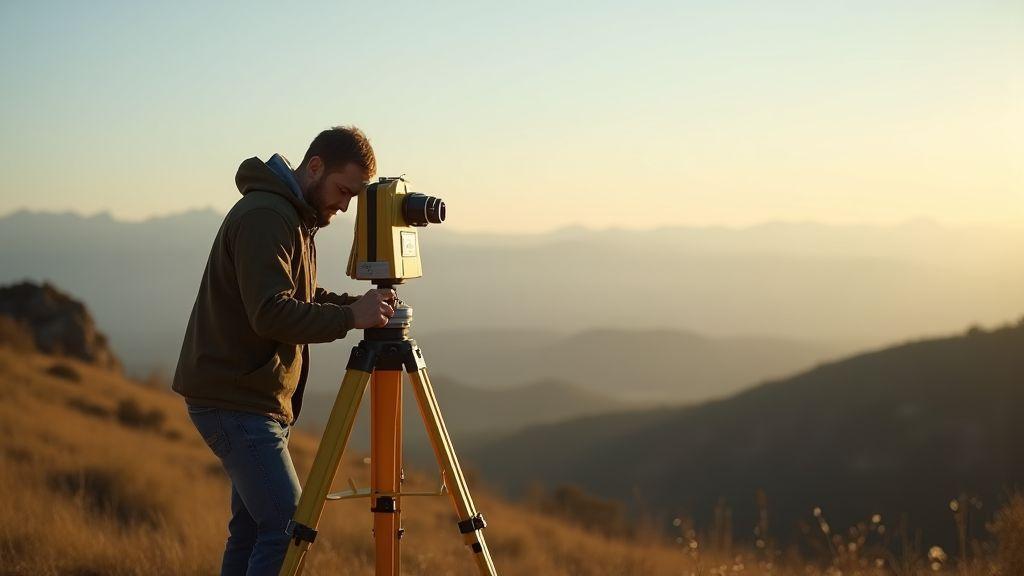 Como os instrumentos ópticos produzem paralaxe na Estação Total