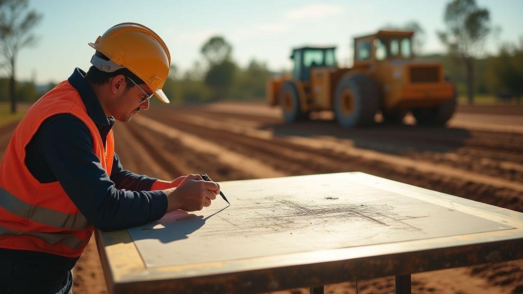 Como você projeta e verifica a seção transversal para terraplenagem