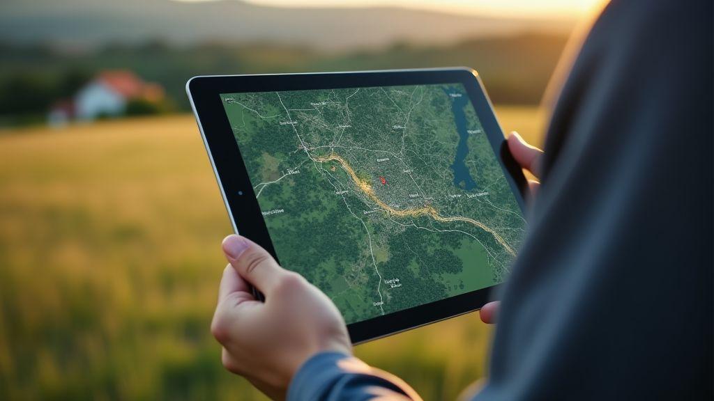 Como você usa o sistema de informação geográfica no seu cadastro territorial