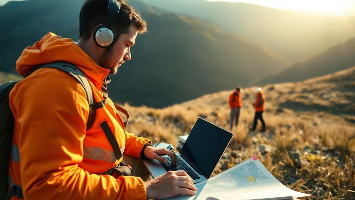Crescimento profissional e formação contínua na topografia