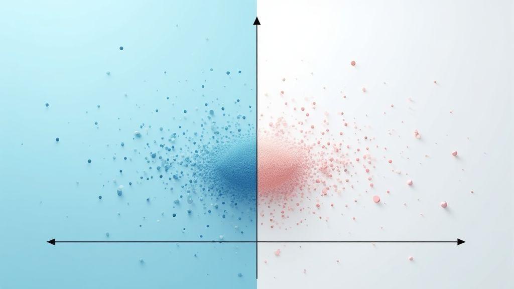 Diferença entre mínimos quadrados ordinários e mínimos quadrados ponderados