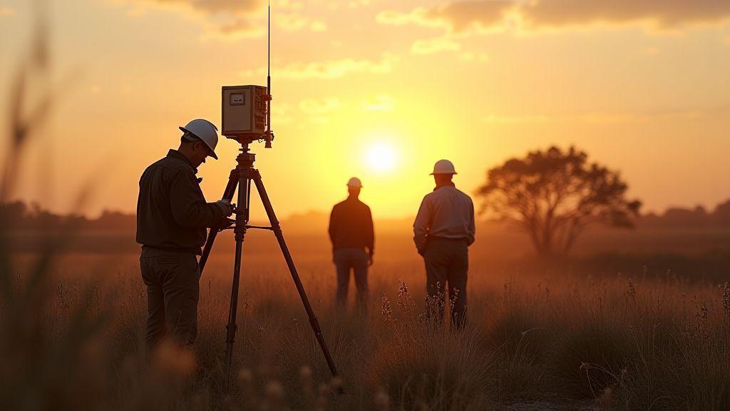 Instrumentos essenciais na Topografia de Monitoramento GNSS RTK e estação total