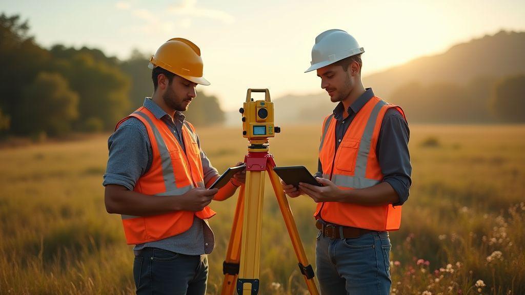 Levantamento topográfico e georreferenciamento para análises seguras
