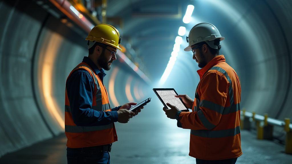 Mapeamento de túneis: etapas da inspeção ao mapa final