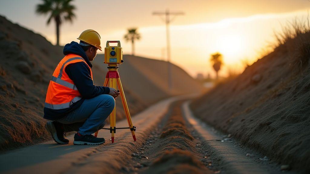 Medição e interpretação da deformação do terreno para evitar colapsos