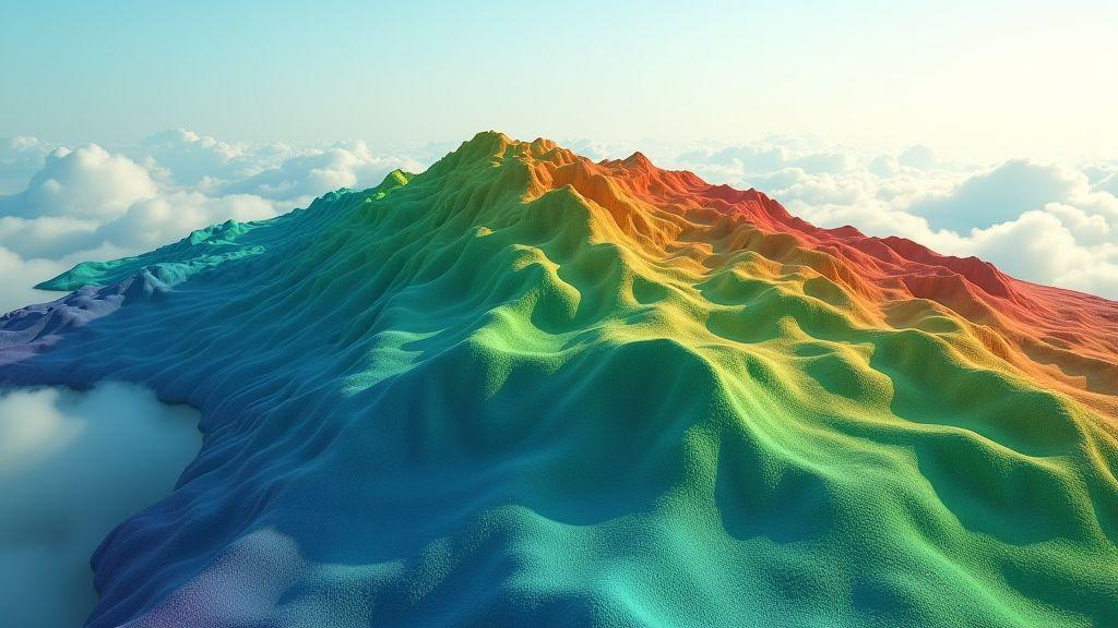 Modelos digitais de elevação e nuvem de pontos para análise do terreno