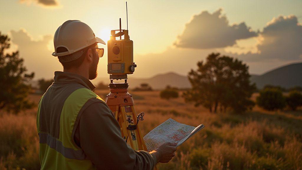 A precisão desejada e quanto tempo mais ela exige no levantamento