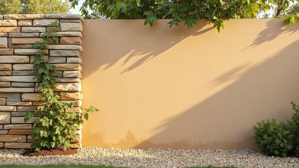 Acabamento e revestimento de muro: estética e proteção